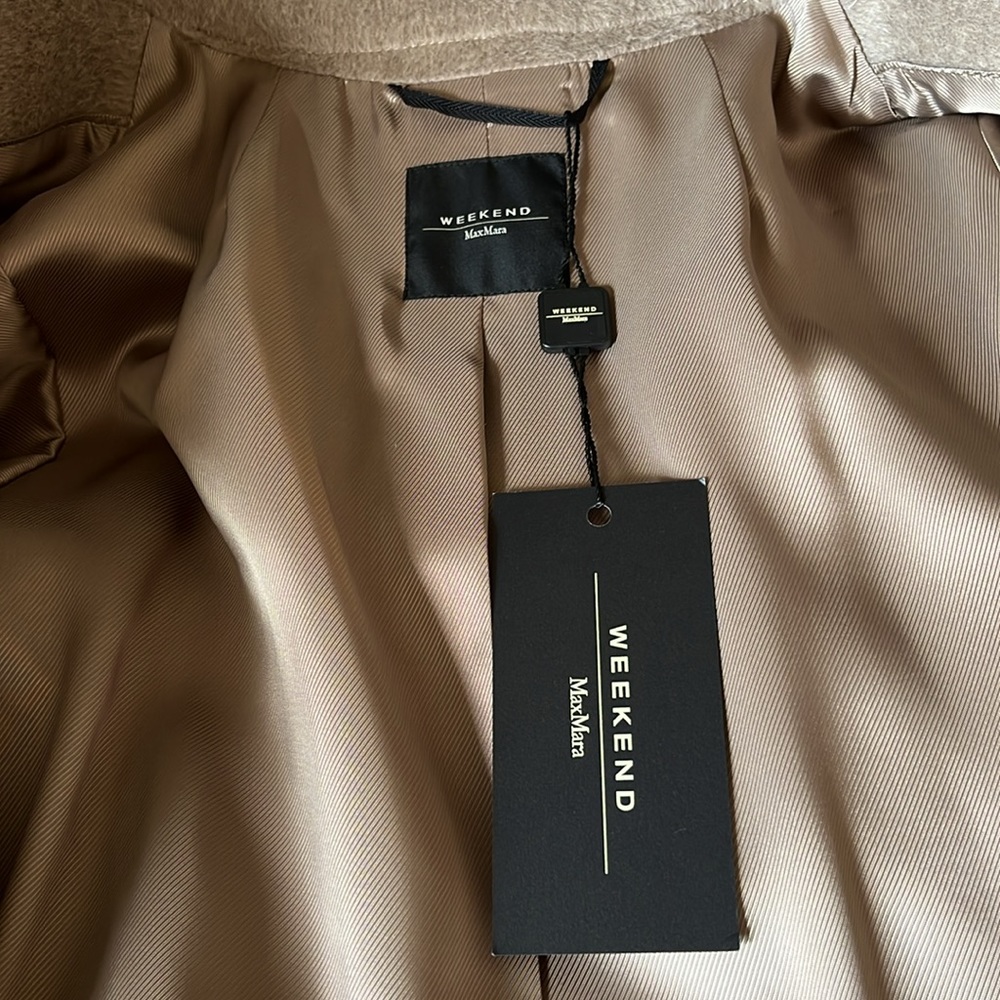 MaxMara Weekend DIEGO coat alpaca wool blend size 6 NWT - Picture 12 of 17